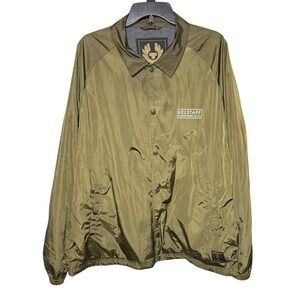 Belstaff‎ Team Print Jacket Logo Patch Size 46 In Sage England Waterproof